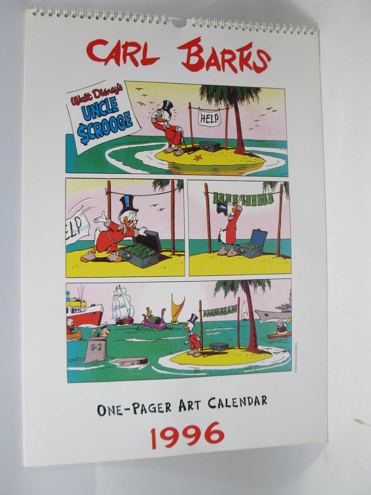 Barks One Page Art Kalender 1996 wiederverwendbar 2024 ! OVP w119 Barks One Page Art Kalender 1996 wiederverwendbar 2024 ! OVP w119