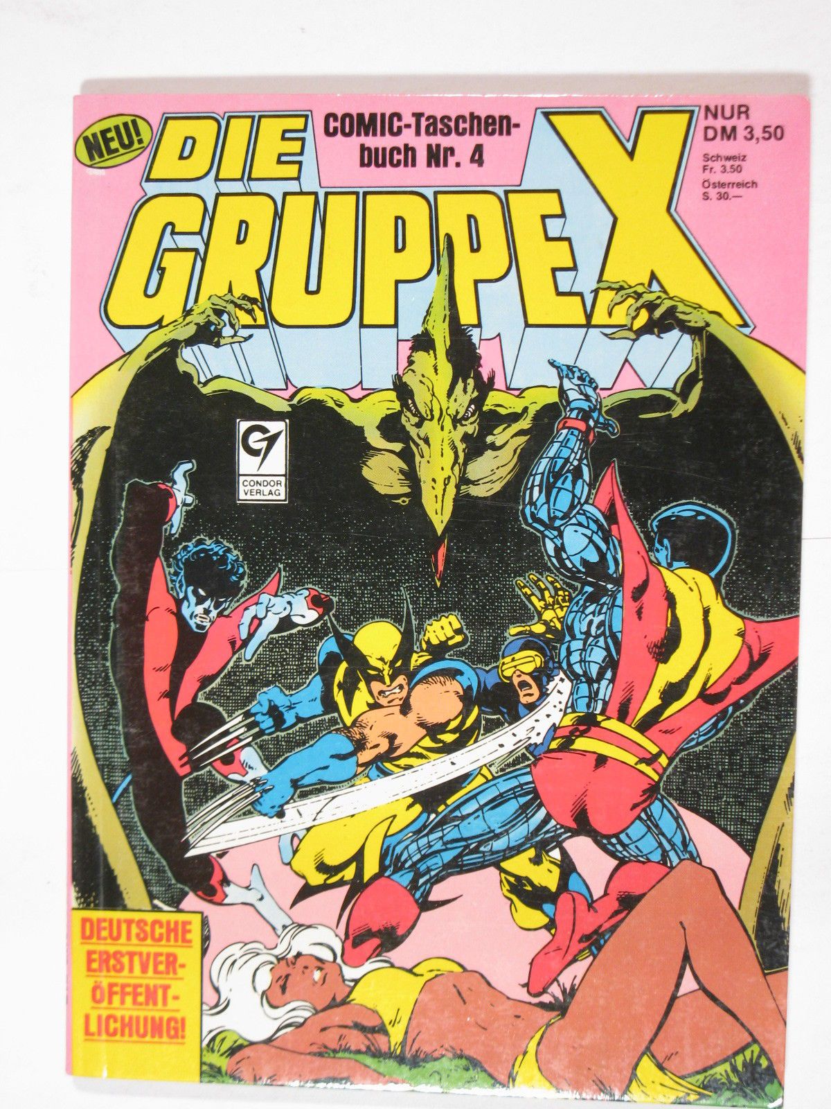 Gruppe X Nr. 4 Marvel Condor Taschenbuch im Z (0-1). 80421 Gruppe X Nr. 4 Marvel Condor Taschenbuch im Z (0-1). 80421