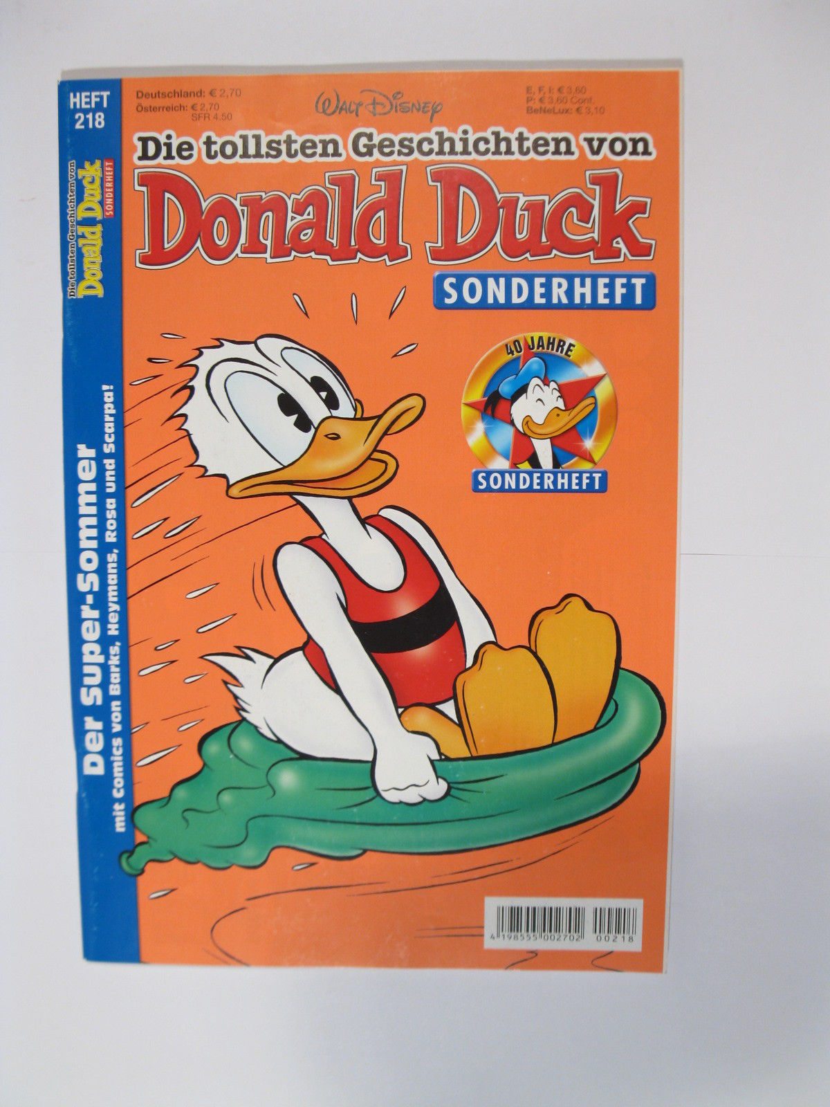 tollsten Geschichten Donald Duck 218 Ehapa Verlag im Zustand (1). 75125 tollsten Geschichten Donald Duck 218 Ehapa Verlag im Zustand (1). 75125