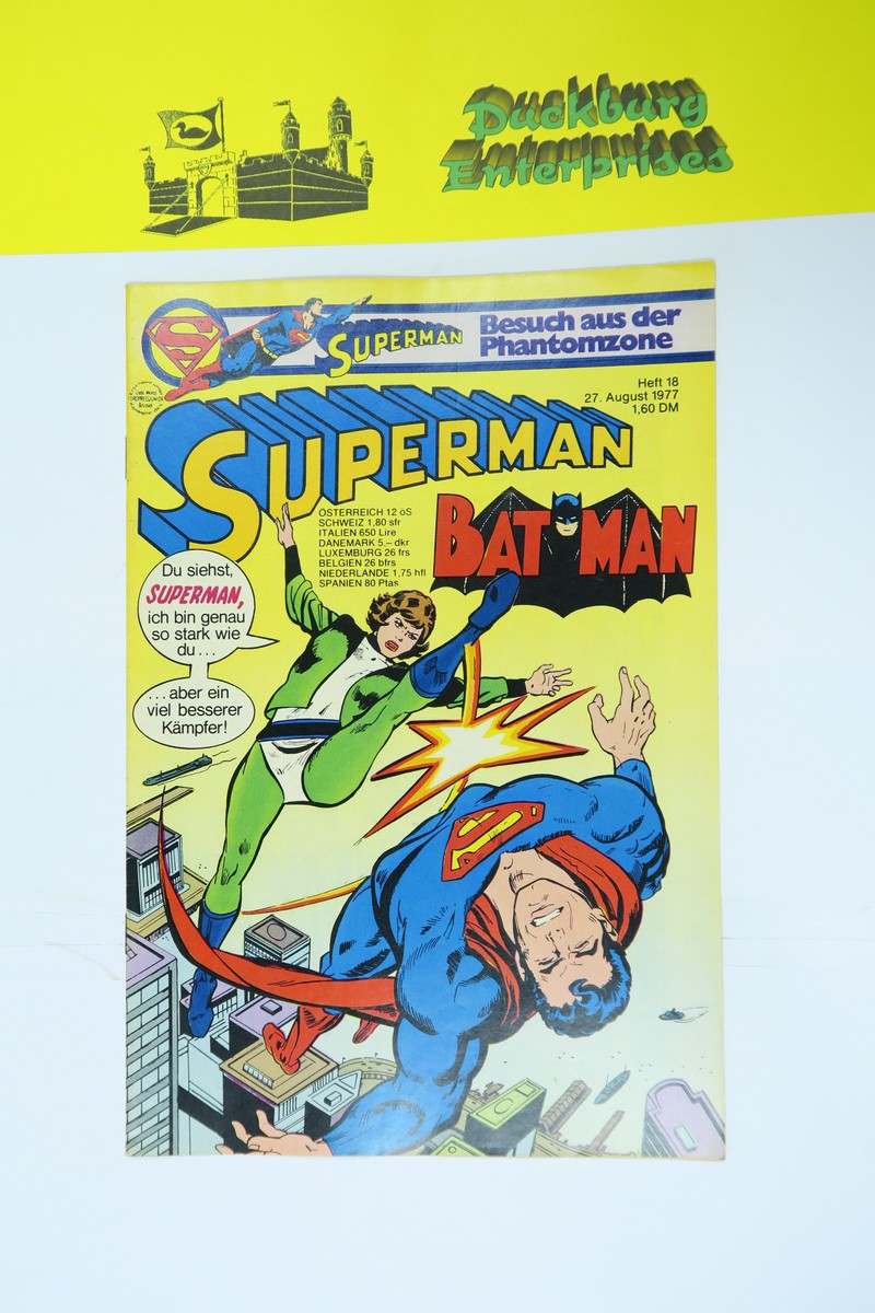 Superman Comic 1977/18 Ehapa im Zustand (1/1-2 oS). 162381 Superman Comic 1977/18 Ehapa im Zustand (1/1-2 oS). 162381