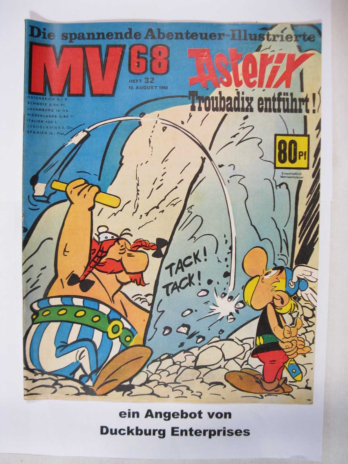 Mickyvision / Micky Vision 1968/32 Ehapa Verlag im Zustand (2) 47275 Mickyvision / Micky Vision 1968/32 Ehapa Verlag im Zustand (2) 47275