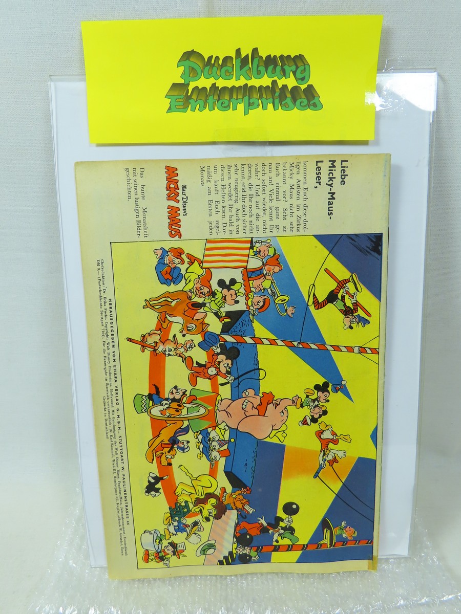 Micky Maus 1952/ 3 vom März 1952   Ehapa im Zustand (1-2). 199048