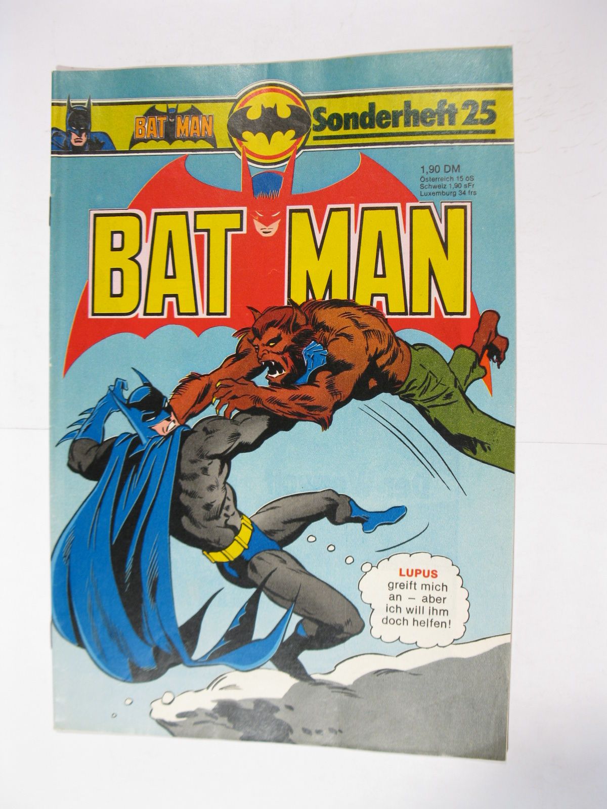 Batman Sonderheft Nr. 25 Ehapa im Zustand (1/1-2 oS). Batman Sonderheft Nr. 25 Ehapa im Zustand (1/1-2 oS).