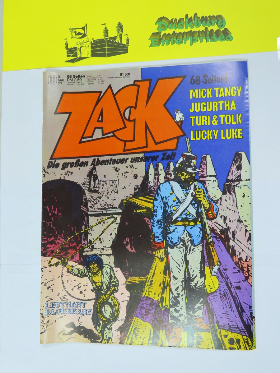 ZACK Comic Nr. 77/10 Koralle Vlg. im Zustand (1-2). 151639 ZACK Comic Nr. 77/10 Koralle Vlg. im Zustand (1-2). 151639