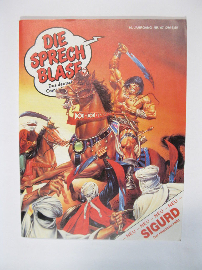 Sprechblase Nr.  67   mit Inhaltsverzeichnis  Hethke Verlag 71431