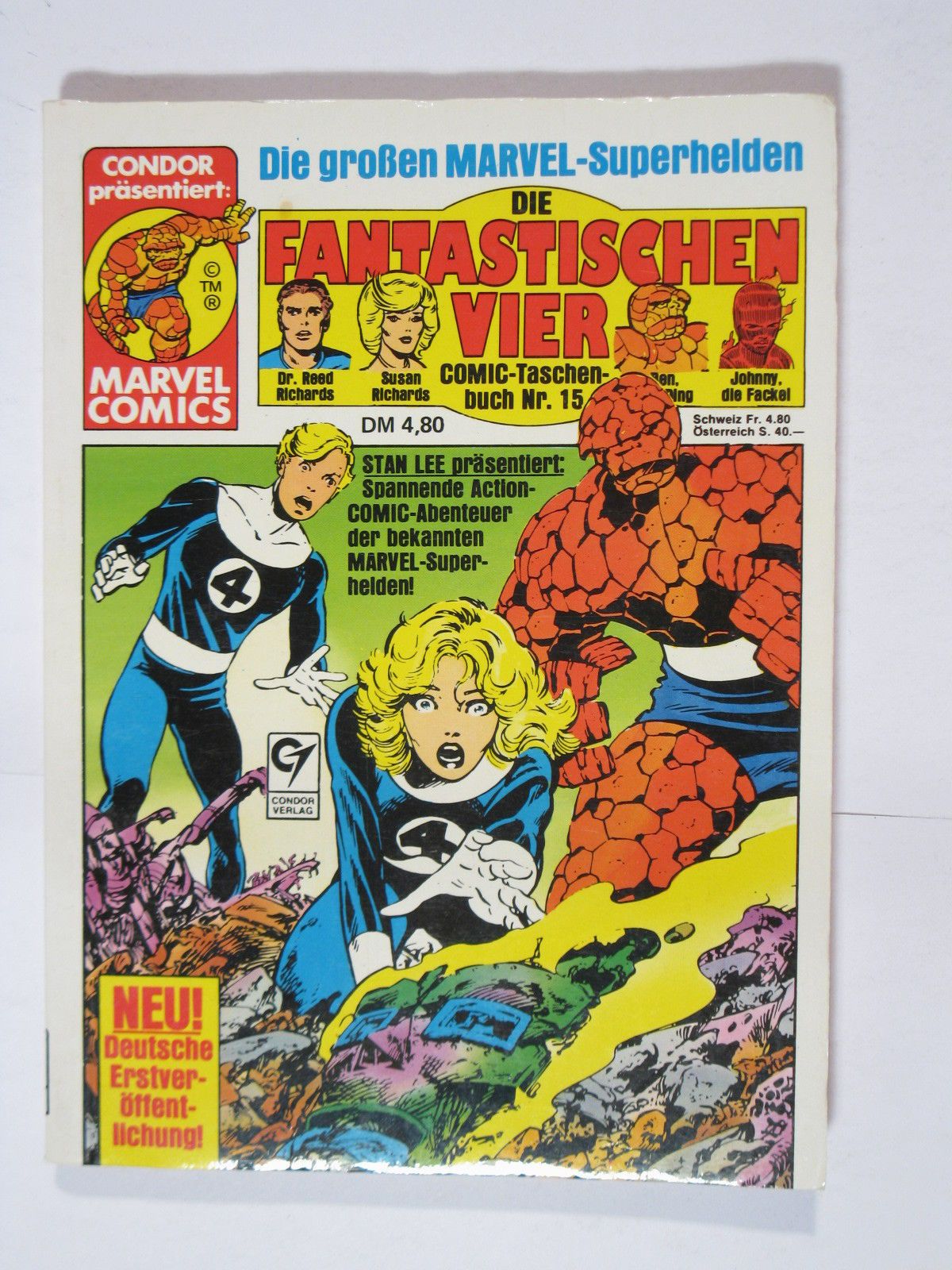 Fantastischen Vier Nr. 15 Marvel Condor Taschenbuch im Z (1). 80505 Fantastischen Vier Nr. 15 Marvel Condor Taschenbuch im Z (1). 80505