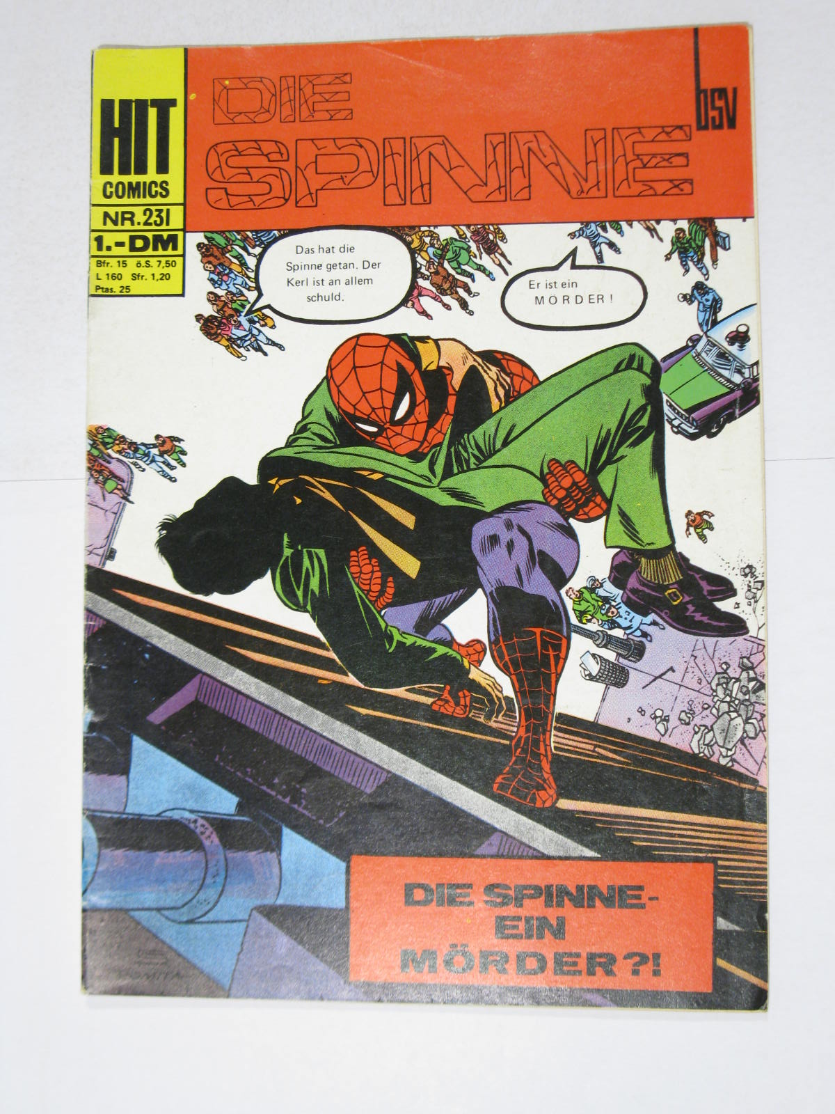 Hit Comics Spinne Nr. 231 Marvel BSV Williams im Z (1-2). 123769 Hit Comics Spinne Nr. 231 Marvel BSV Williams im Z (1-2). 123769