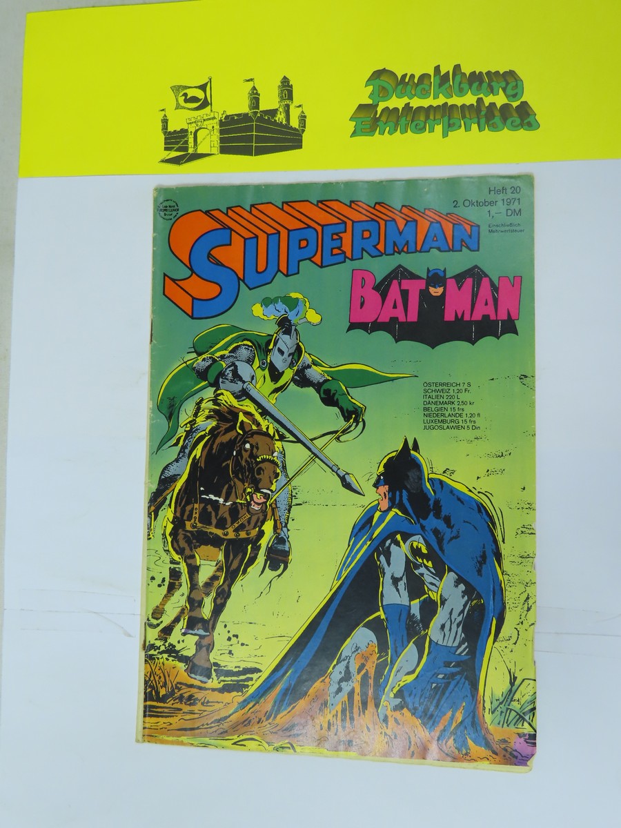 Superman Comic 1971/20 Ehapa im Zustand (2-3 ). 158221 Superman Comic 1971/20 Ehapa im Zustand (2-3 ). 158221