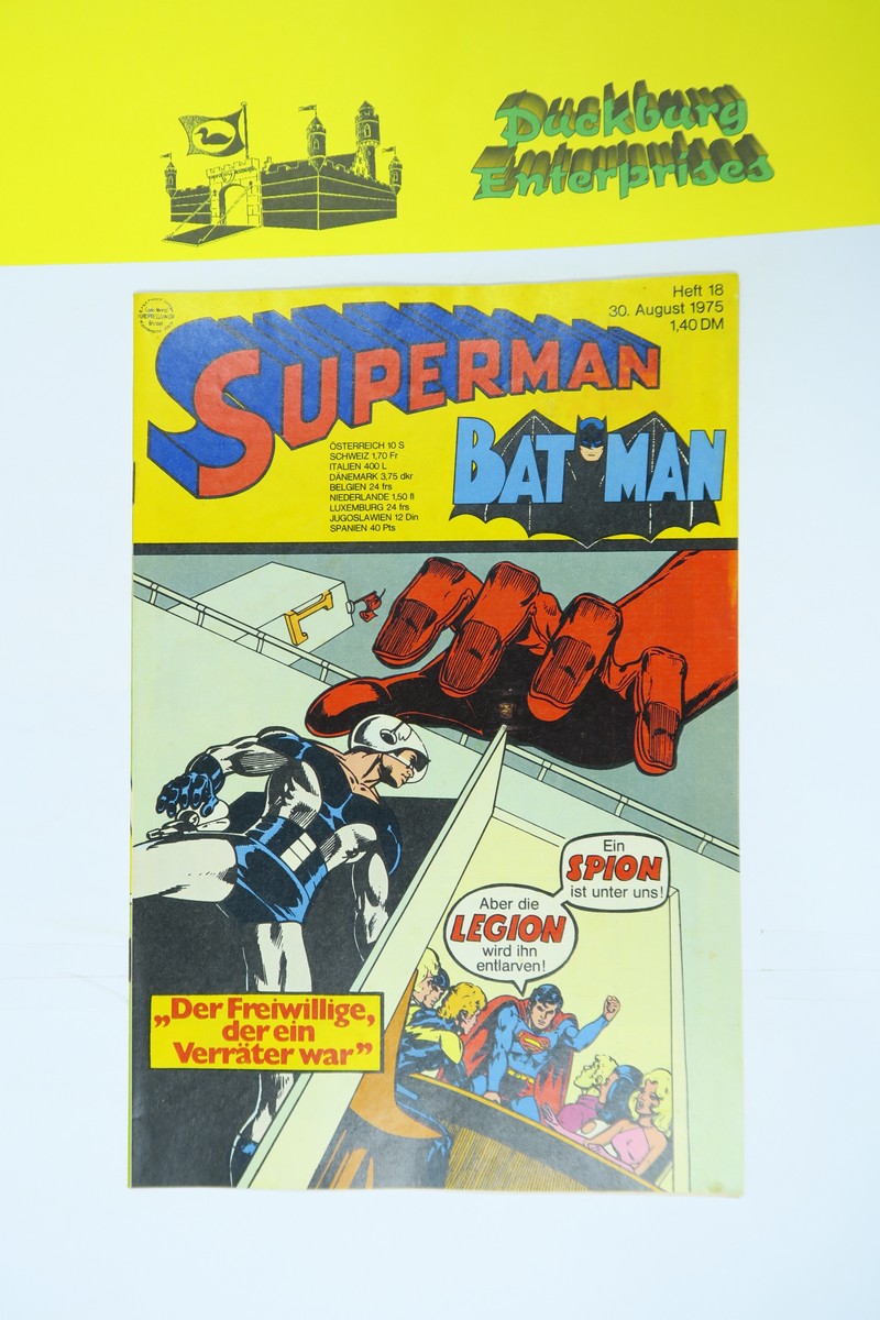 Superman Comic 1975/18 Ehapa im Zustand (1-2). 162331 Superman Comic 1975/18 Ehapa im Zustand (1-2). 162331