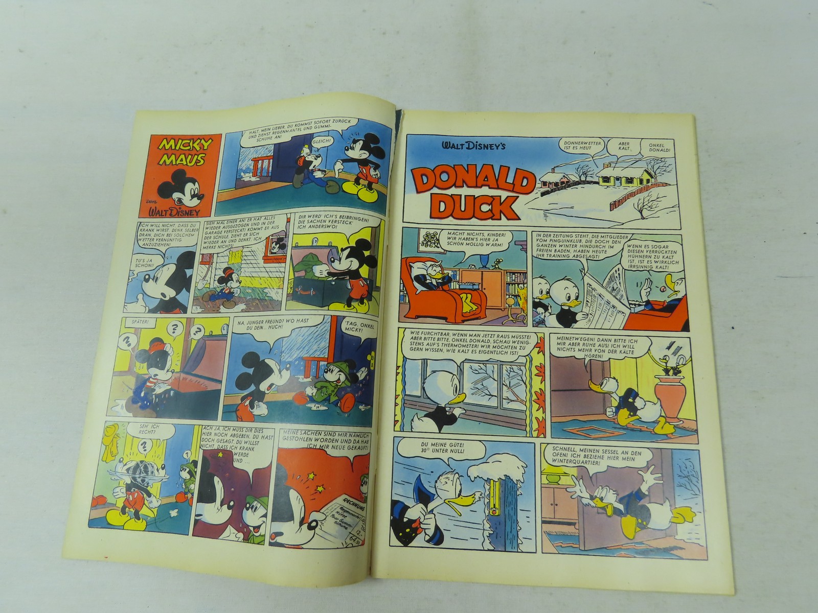 Micky Maus 1952/ 1 vom Januar 1952   Ehapa im Zustand (2 ). 199036
