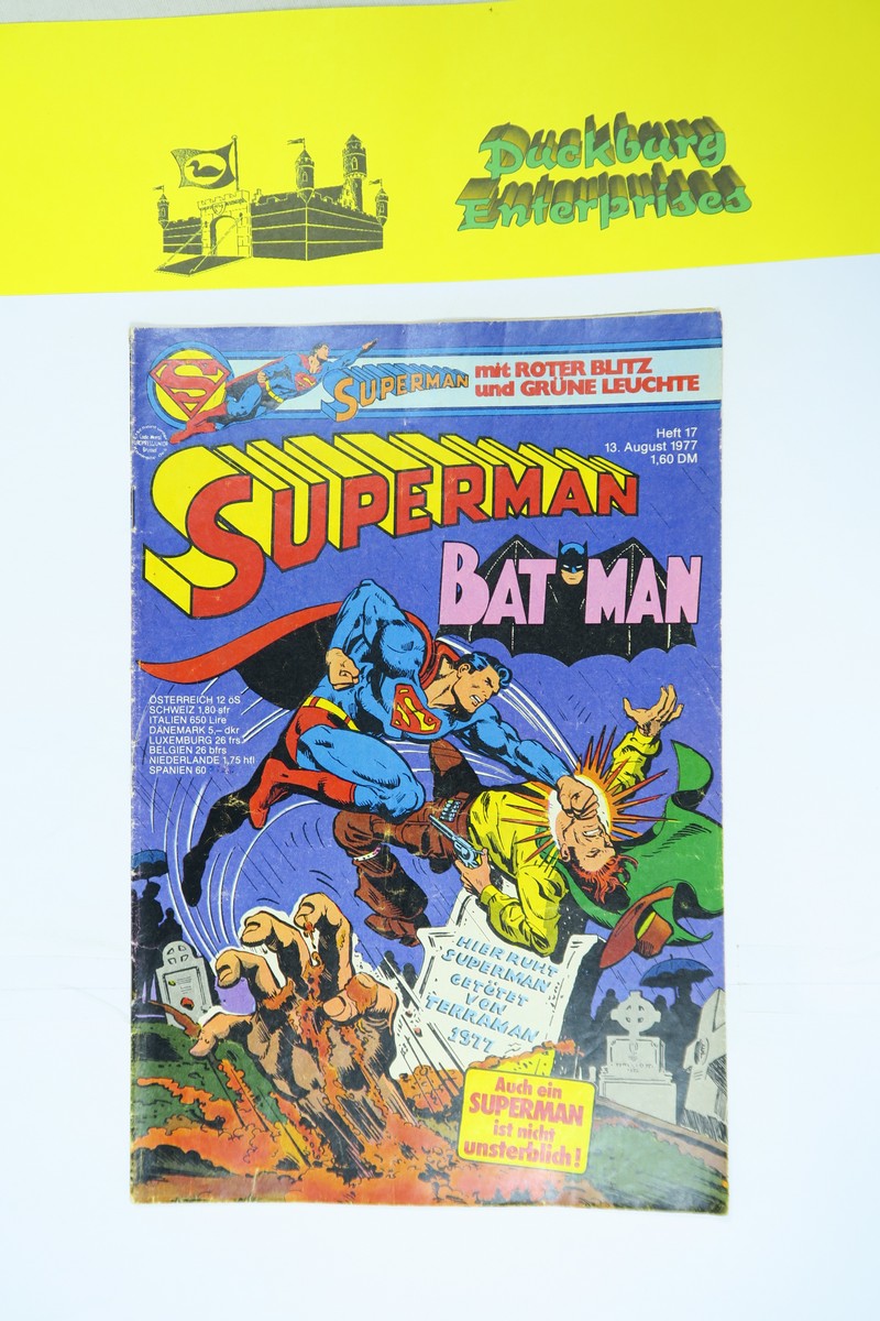Superman Comic 1977/17 Ehapa im Zustand (2-3). 162375 Superman Comic 1977/17 Ehapa im Zustand (2-3). 162375