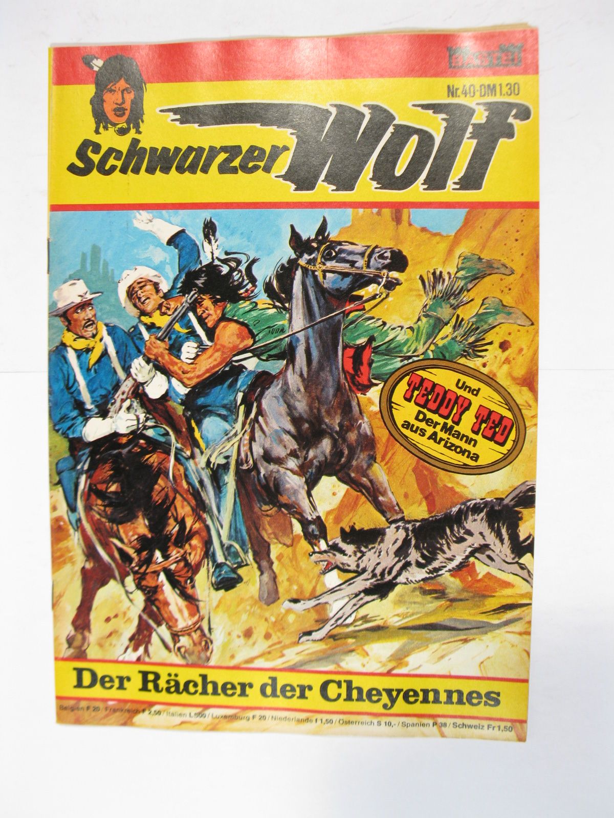 Schwarzer Wolf Nr. 40 Bastei im Zustand (0-1/1). 86039 Schwarzer Wolf Nr. 40 Bastei im Zustand (0-1/1). 86039