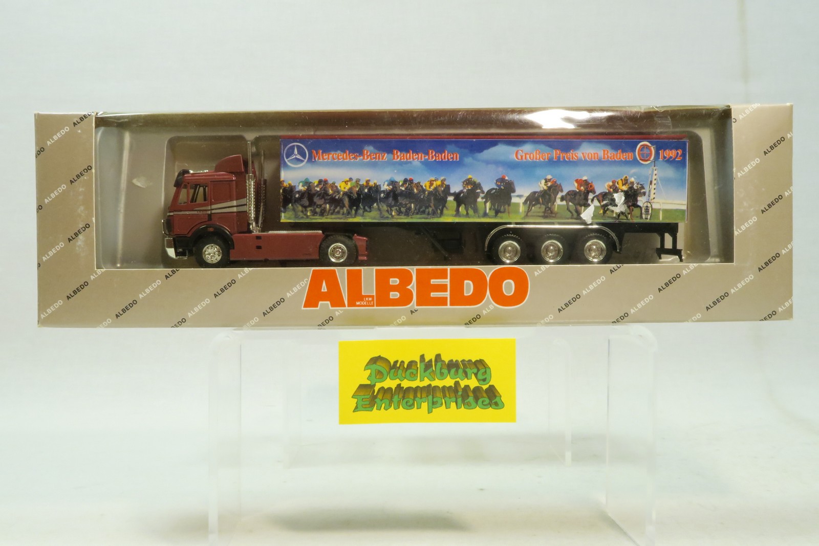Albedo 1:87 LKW 200226 Mercedes MB Sattelzug GP von Baden in OVP 174295 Albedo 1:87 LKW 200226 Mercedes MB Sattelzug GP von Baden in OVP 174295