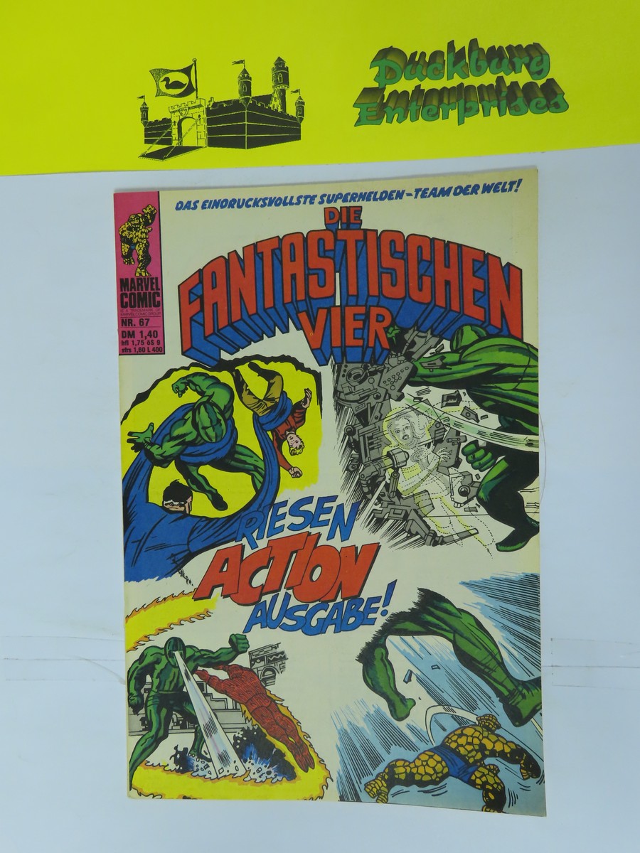 Fantastische Vier Nr. 67 Marvel Williams im Zustand (1-2). 158191 Fantastische Vier Nr. 67 Marvel Williams im Zustand (1-2). 158191