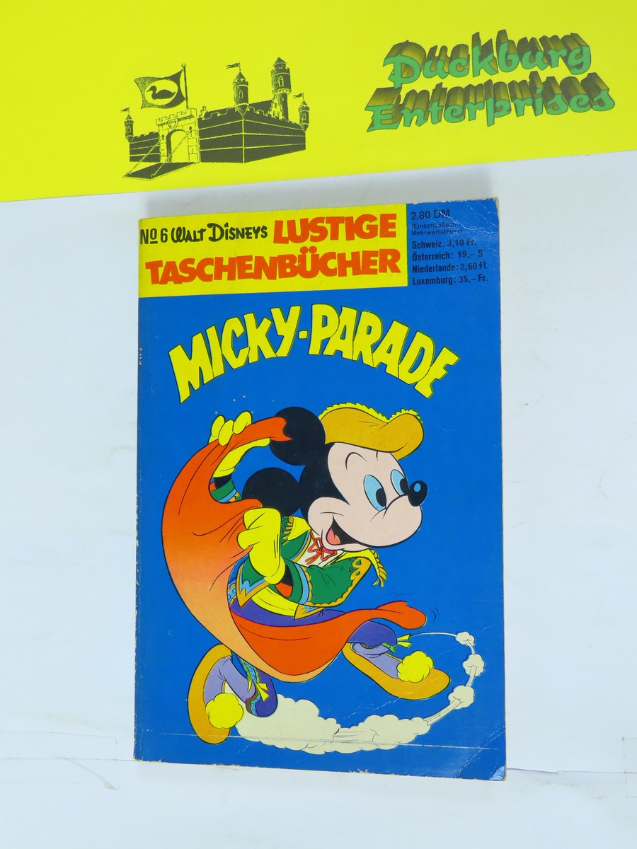 Donald Duck Lustiges Taschenbuch Nr. 6 ERSTAUFLAGE Ehapa im Z (1-2). 171397 Donald Duck Lustiges Taschenbuch Nr. 6 ERSTAUFLAGE Ehapa im Z (1-2). 171397