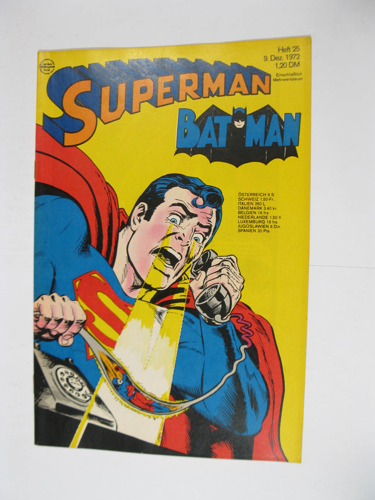 Superman Comic 1972/25  Ehapa im Zustand (1). 113407