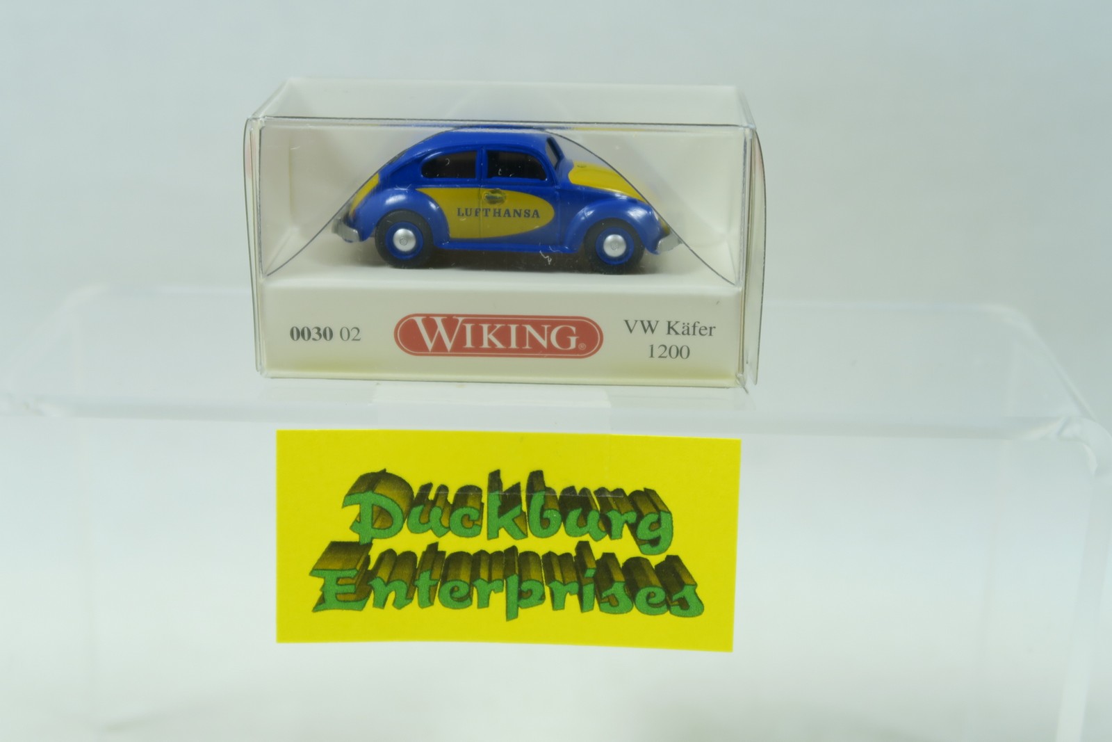 Wiking 003002 VW Käfer 1200 Lufthansa blau gelb in OVP 1:87 166697 Wiking 003002 VW Käfer 1200 Lufthansa blau gelb in OVP 1:87 166697