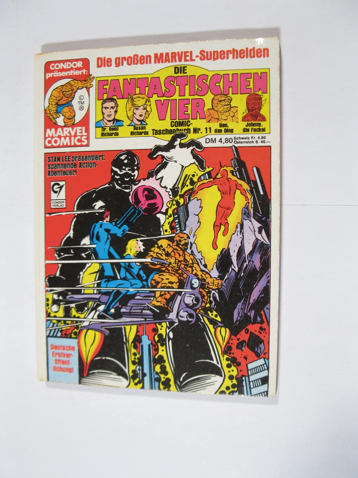 Fantastischen Vier Nr. 11 Marvel Condor Taschenbuch im Z(1). 111931 Fantastischen Vier Nr. 11 Marvel Condor Taschenbuch im Z(1). 111931