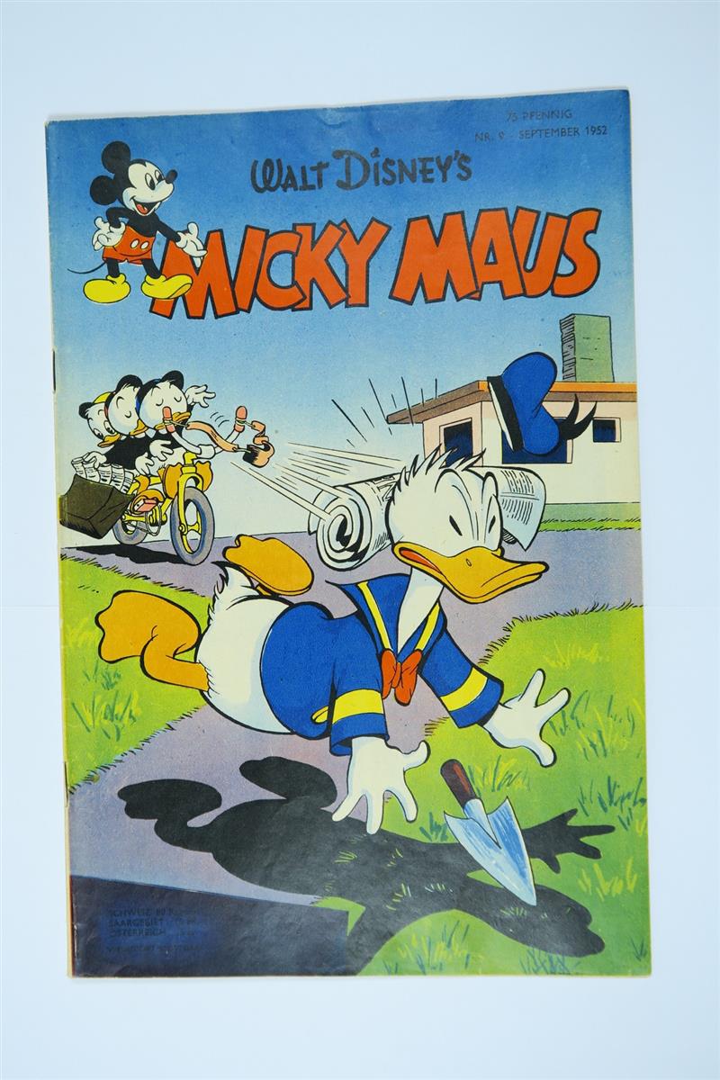 Micky Maus 1952/ 9 Originalheft vom September 1952 in Z (1-2/2 St). 62263 Micky Maus 1952/ 9 Originalheft vom September 1952 in Z (1-2/2 St). 62263