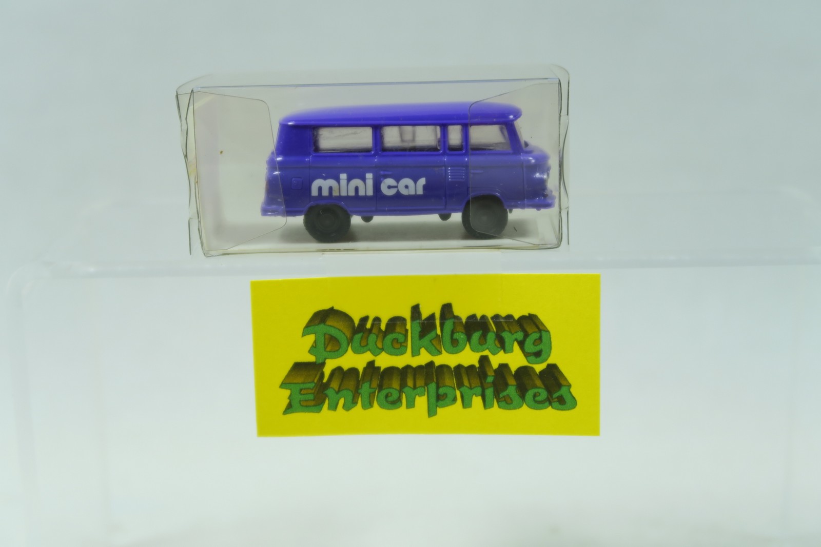Mini Car 1:87 PKW 1013/2 Barkas B1000 Kleinbus Werbemodell violett in OVP 169685 Mini Car 1:87 PKW 1013/2 Barkas B1000 Kleinbus Werbemodell violett in OVP 169685