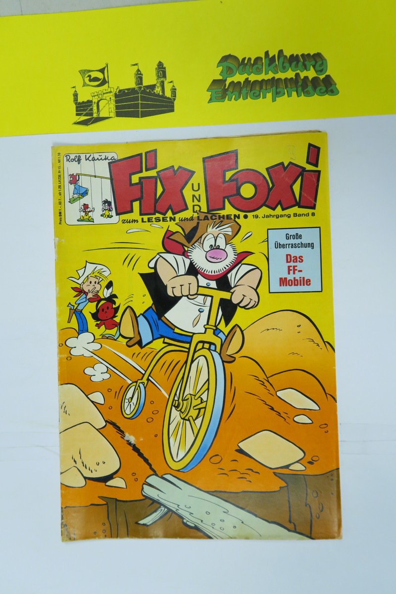 Fix und Foxi 19. Jhrg. 1971/ 8  mit Beilage Kauka Pabel im Z (2-3 ). 155145 Fix und Foxi 19. Jhrg. 1971/ 8  mit Beilage Kauka Pabel im Z (2-3 ). 155145