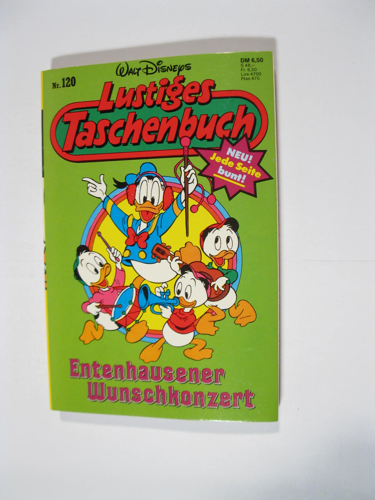 Donald Duck Lustiges Taschenbuch Nr.120 ERSTAUFLAGE Ehapa Z (1). 116337 Donald Duck Lustiges Taschenbuch Nr.120 ERSTAUFLAGE Ehapa Z (1). 116337