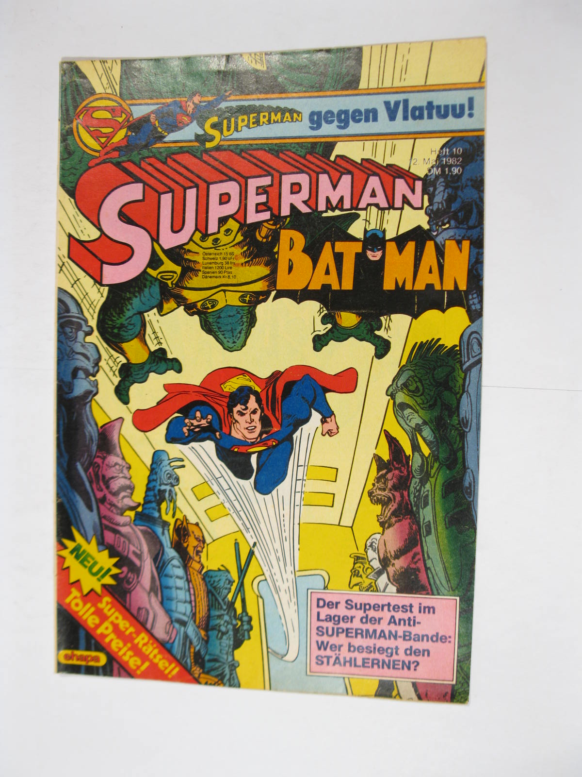Superman Comic 1982/10 Ehapa im Zustand (1-2). 114267 Superman Comic 1982/10 Ehapa im Zustand (1-2). 114267