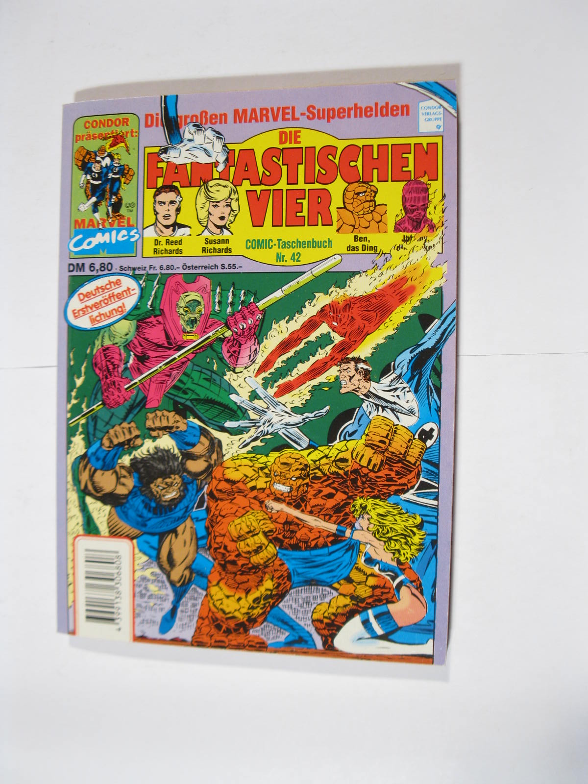 Fantastischen Vier Nr. 42 Marvel Condor Taschenbuch im Z(0-1). 111993 Fantastischen Vier Nr. 42 Marvel Condor Taschenbuch im Z(0-1). 111993