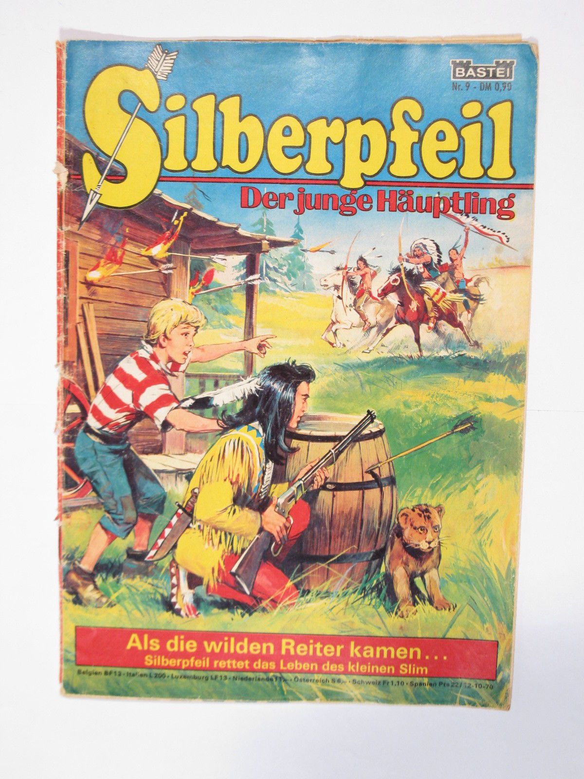 Silberpfeil Nr. 9 Bastei Verlag im Zustand (2-3). 68721 Silberpfeil Nr. 9 Bastei Verlag im Zustand (2-3). 68721