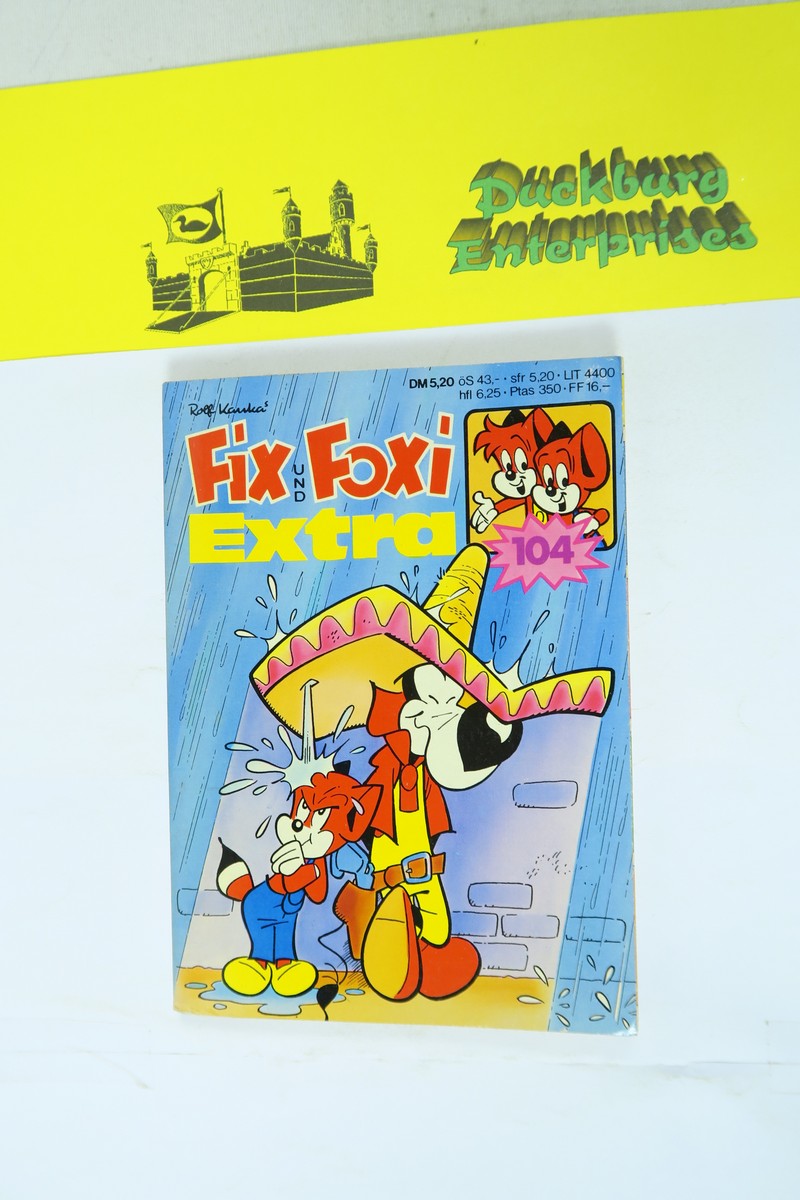 Fix und Foxi Extra Taschenbuch Nr.104 Kauka Gevacur Verlag im Z (1). 156245 Fix und Foxi Extra Taschenbuch Nr.104 Kauka Gevacur Verlag im Z (1). 156245