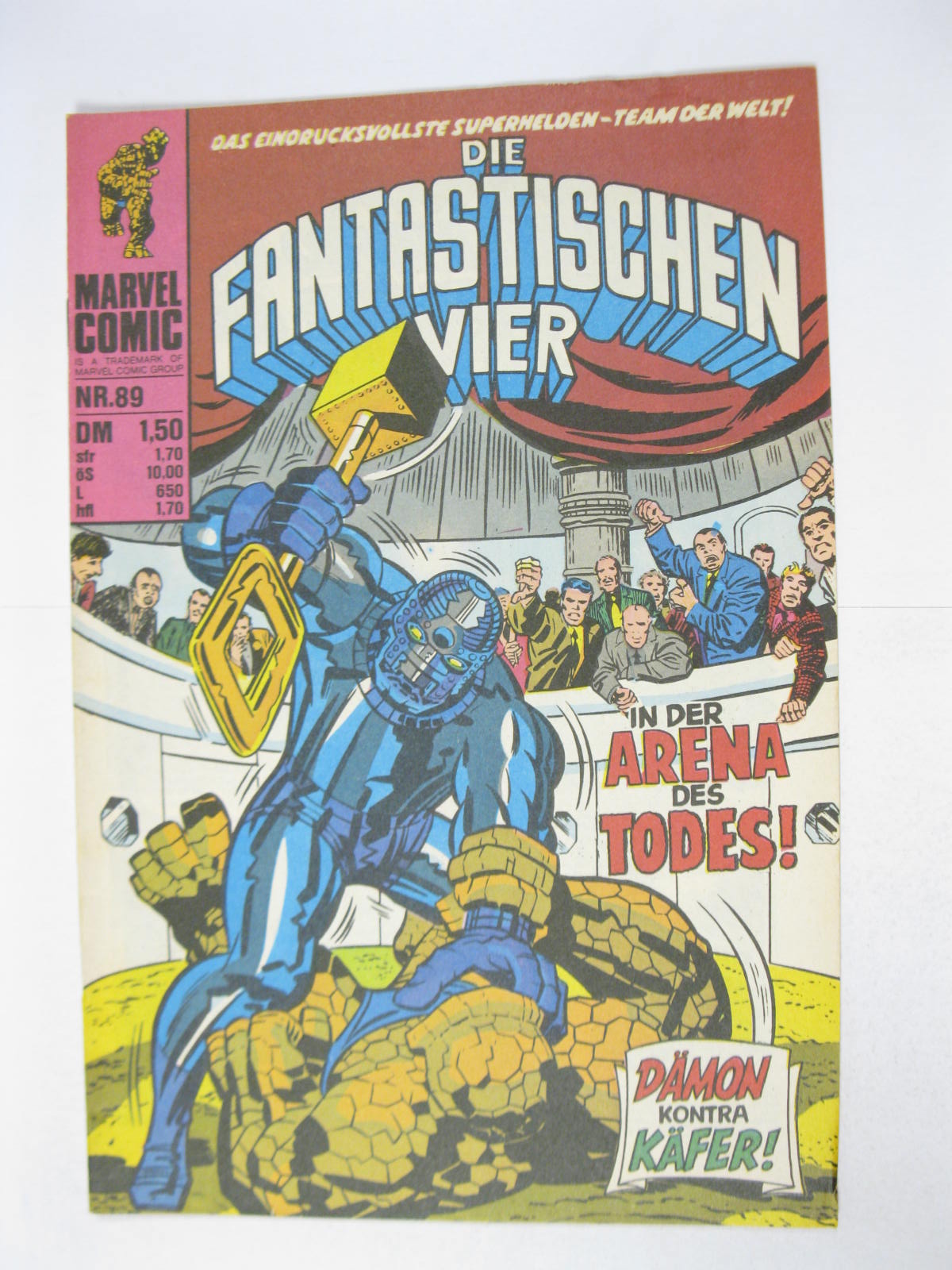Fantastische Vier Nr. 89 Marvel Williams im Zustand (1/1-2). 124721 Fantastische Vier Nr. 89 Marvel Williams im Zustand (1/1-2). 124721