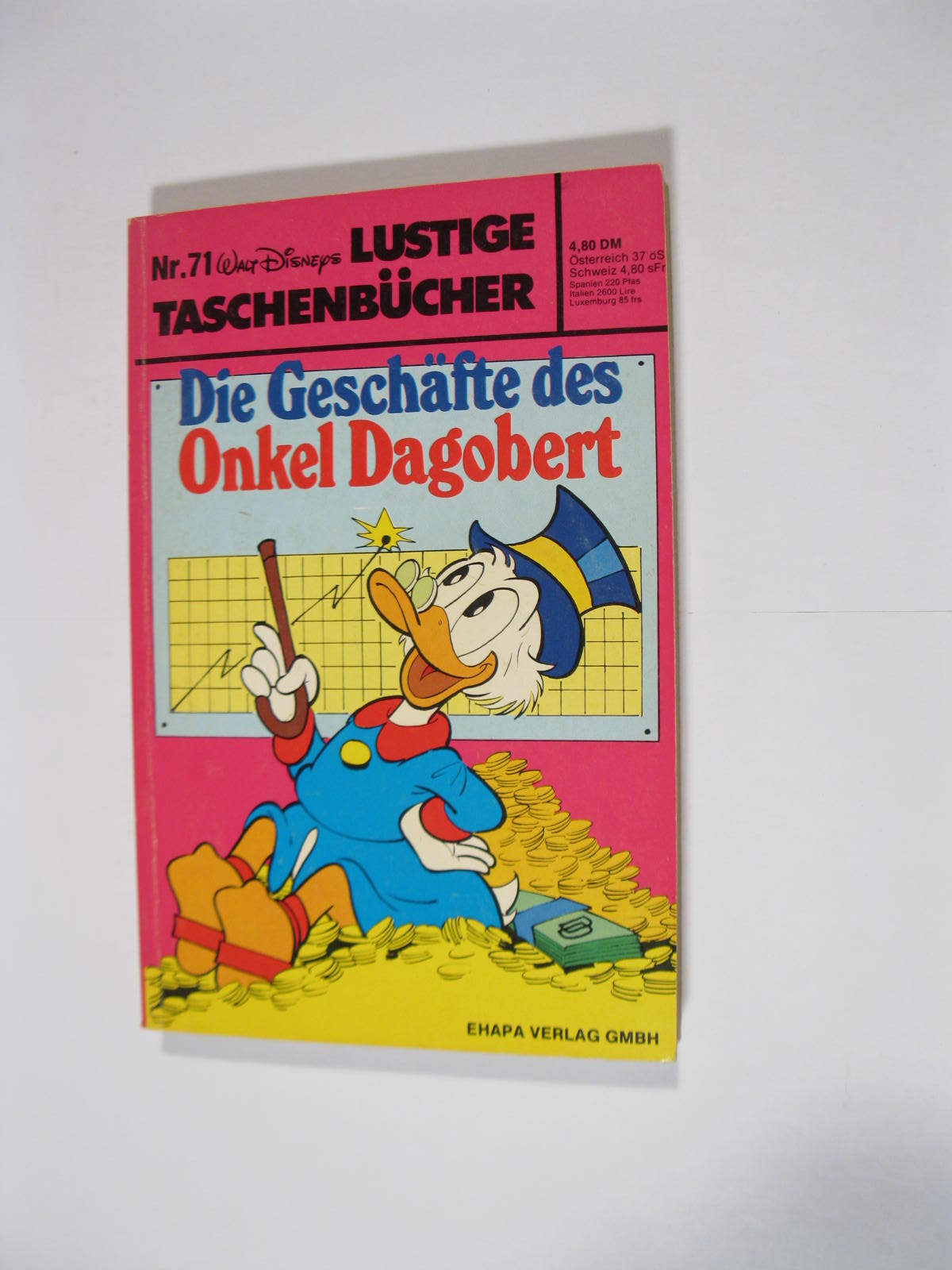 Donald Duck Lustiges Taschenbuch Nr. 71 ERSTAUFLAGE Ehapa Z (1-2). 116239 Donald Duck Lustiges Taschenbuch Nr. 71 ERSTAUFLAGE Ehapa Z (1-2). 116239