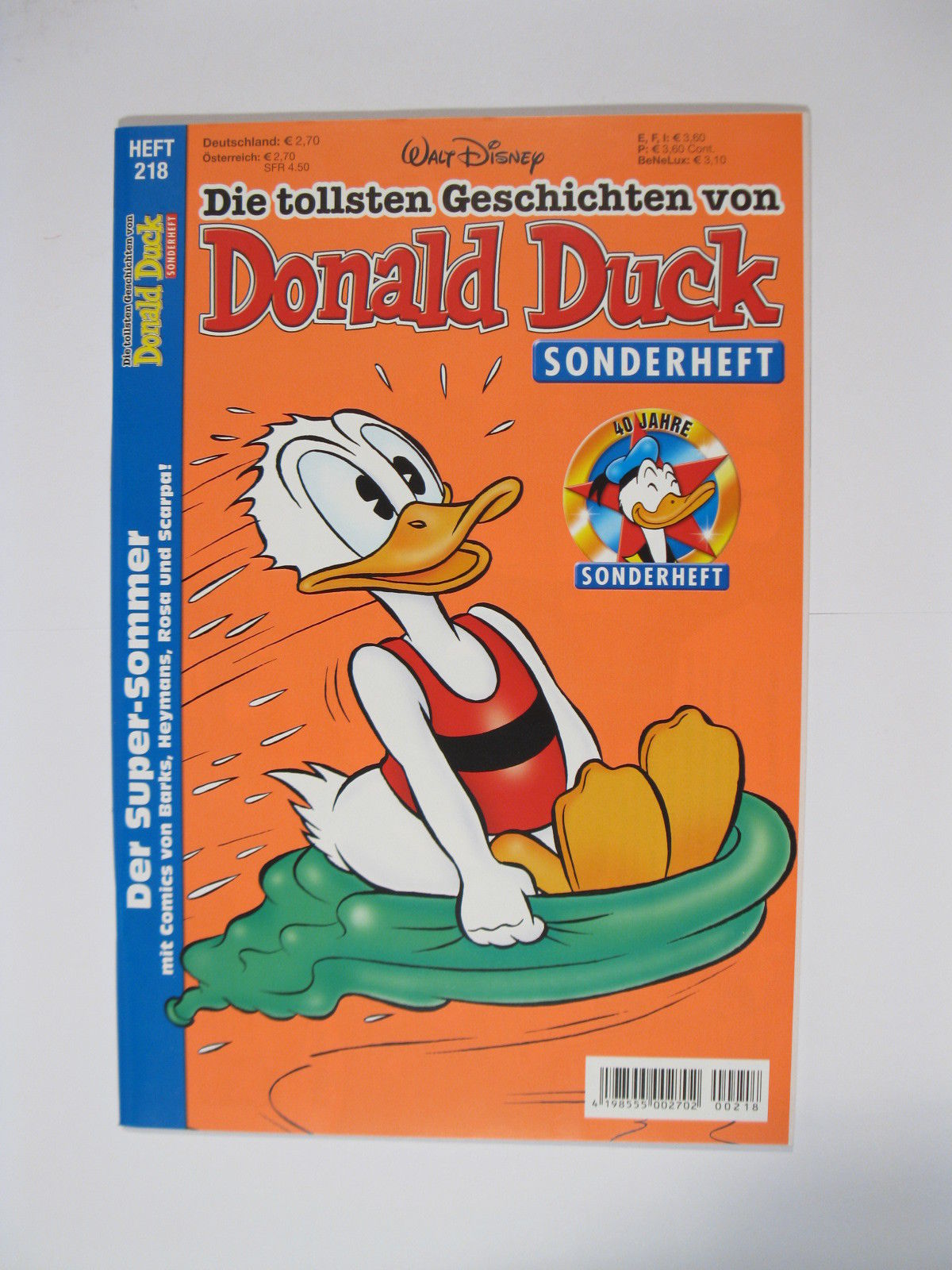 tollsten Geschichten Donald Duck 218 Ehapa Verlag im Zustand (0-1). 75287 tollsten Geschichten Donald Duck 218 Ehapa Verlag im Zustand (0-1). 75287