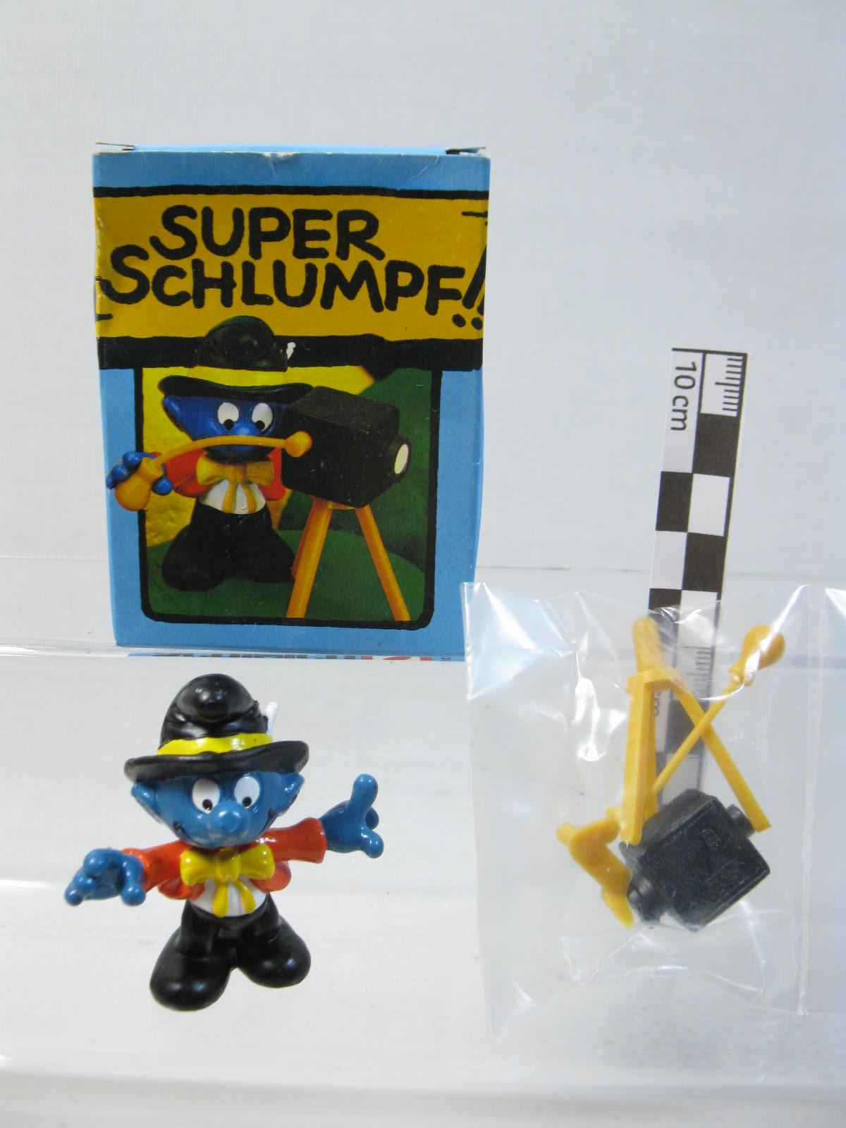 Fotograf in Box Super Schlumpf Schleich Hongkong 40217 smurf 131139 Fotograf in Box Super Schlumpf Schleich Hongkong 40217 smurf 131139