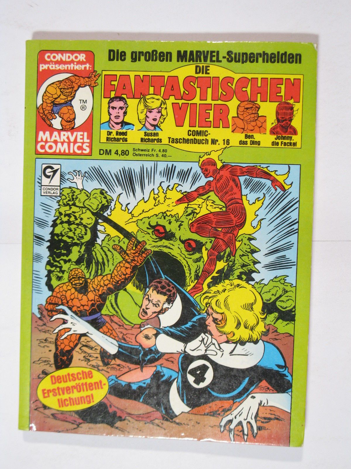 Fantastischen Vier Nr. 16 Marvel Condor Taschenbuch im Z (1). 80517 Fantastischen Vier Nr. 16 Marvel Condor Taschenbuch im Z (1). 80517