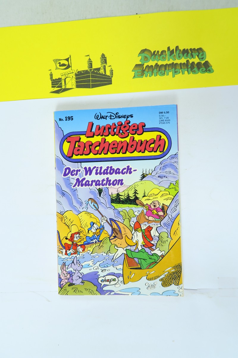 Donald Duck Lustiges Taschenbuch LTB Nr.195 ERSTAUFLAGE Ehapa (1-2). 154321 Donald Duck Lustiges Taschenbuch LTB Nr.195 ERSTAUFLAGE Ehapa (1-2). 154321