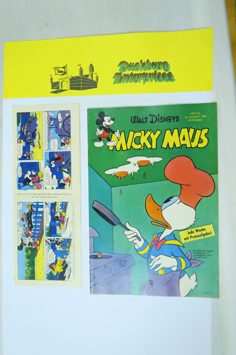 Micky Maus 1960/ 34 vom 20.8.60 Ehapa im Zustand (1-2). 162777 Micky Maus 1960/ 34 vom 20.8.60 Ehapa im Zustand (1-2). 162777