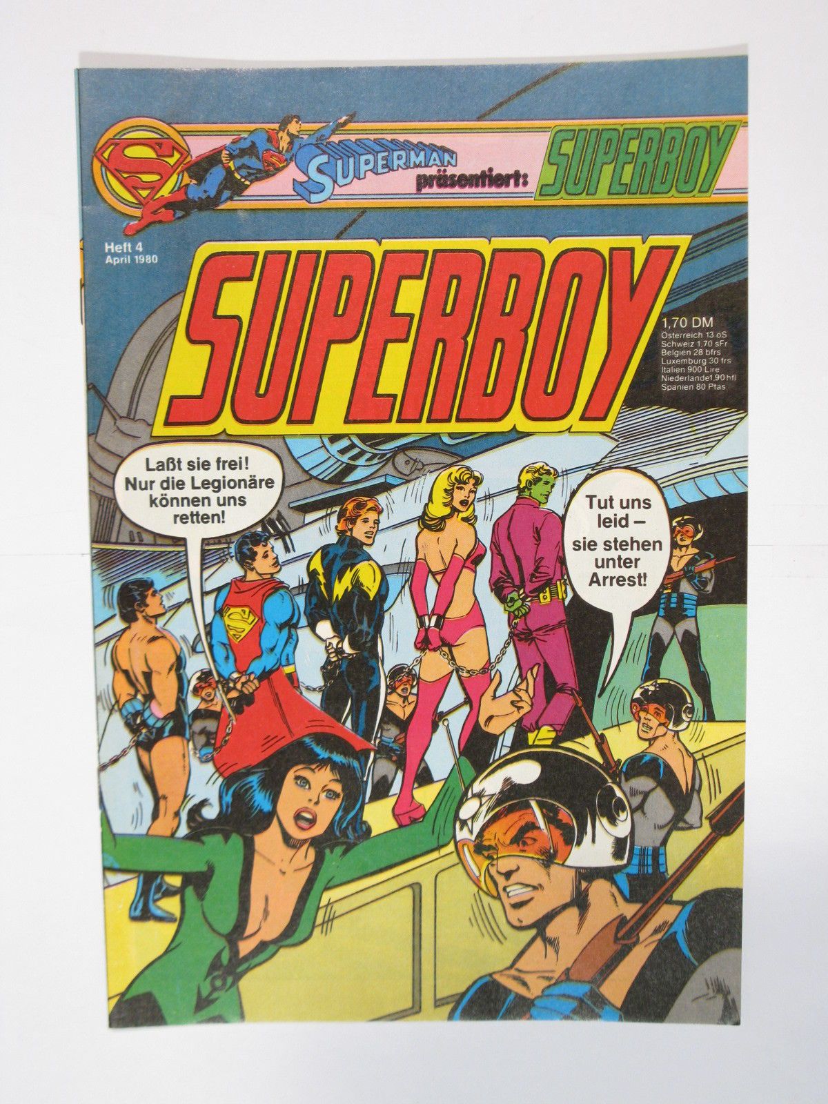 Superboy Nr. 1980/ 4 Ehapa im Zustand (0-1). 66395 Superboy Nr. 1980/ 4 Ehapa im Zustand (0-1). 66395