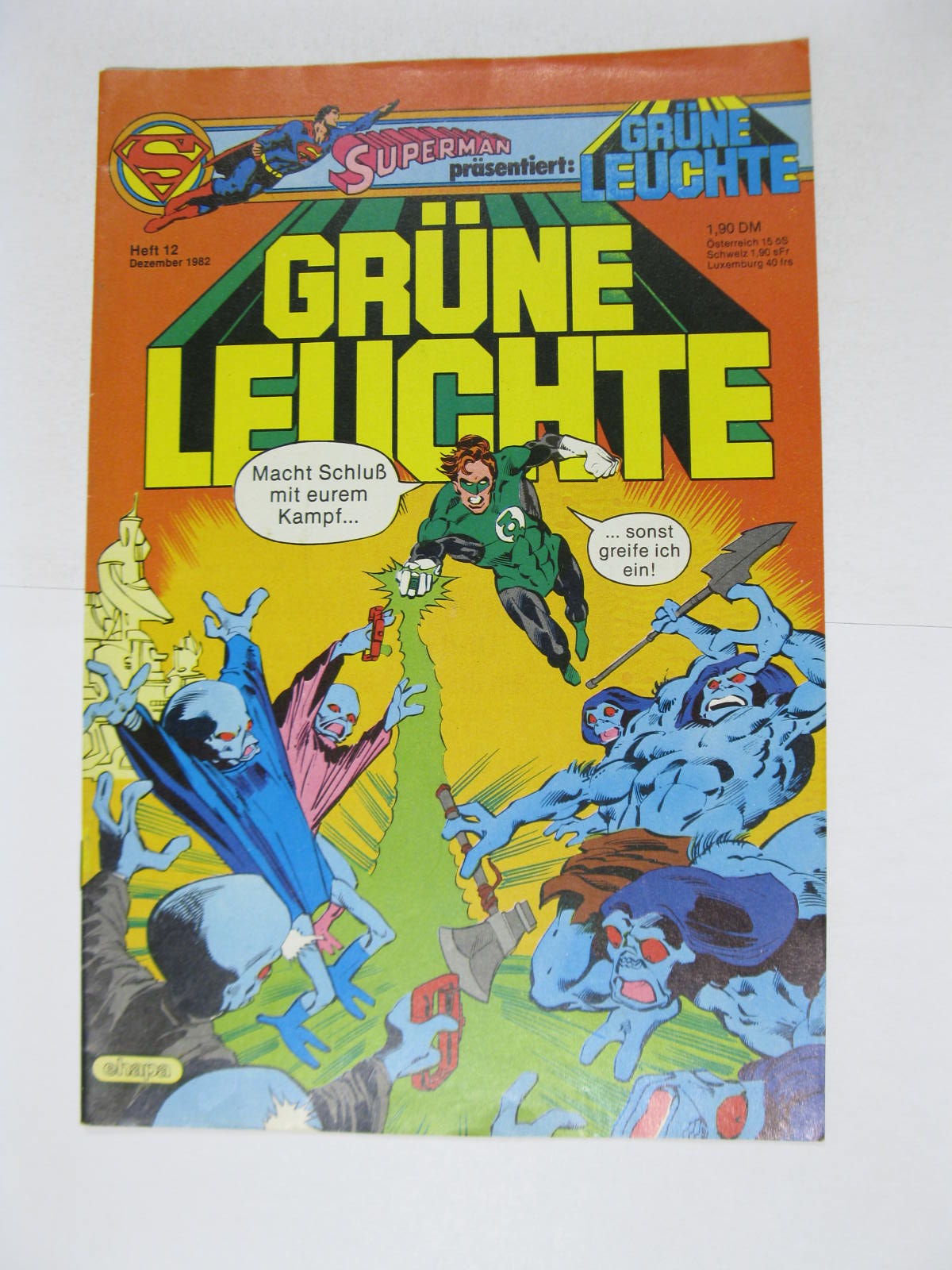 Grüne Leuchte Nr. 1982/12 Ehapa im Zustand (1). 124001 Grüne Leuchte Nr. 1982/12 Ehapa im Zustand (1). 124001