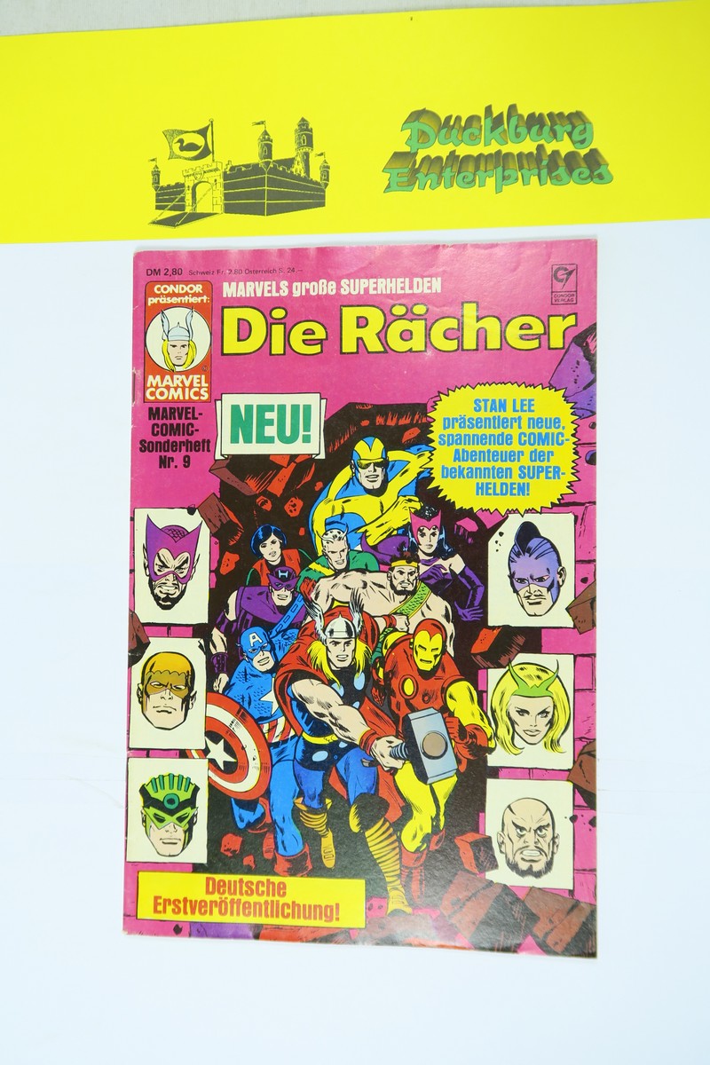 Marvel Comic Sonderheft Rächer Nr. 9 Condor im Zustand (1-2). 162227 Marvel Comic Sonderheft Rächer Nr. 9 Condor im Zustand (1-2). 162227