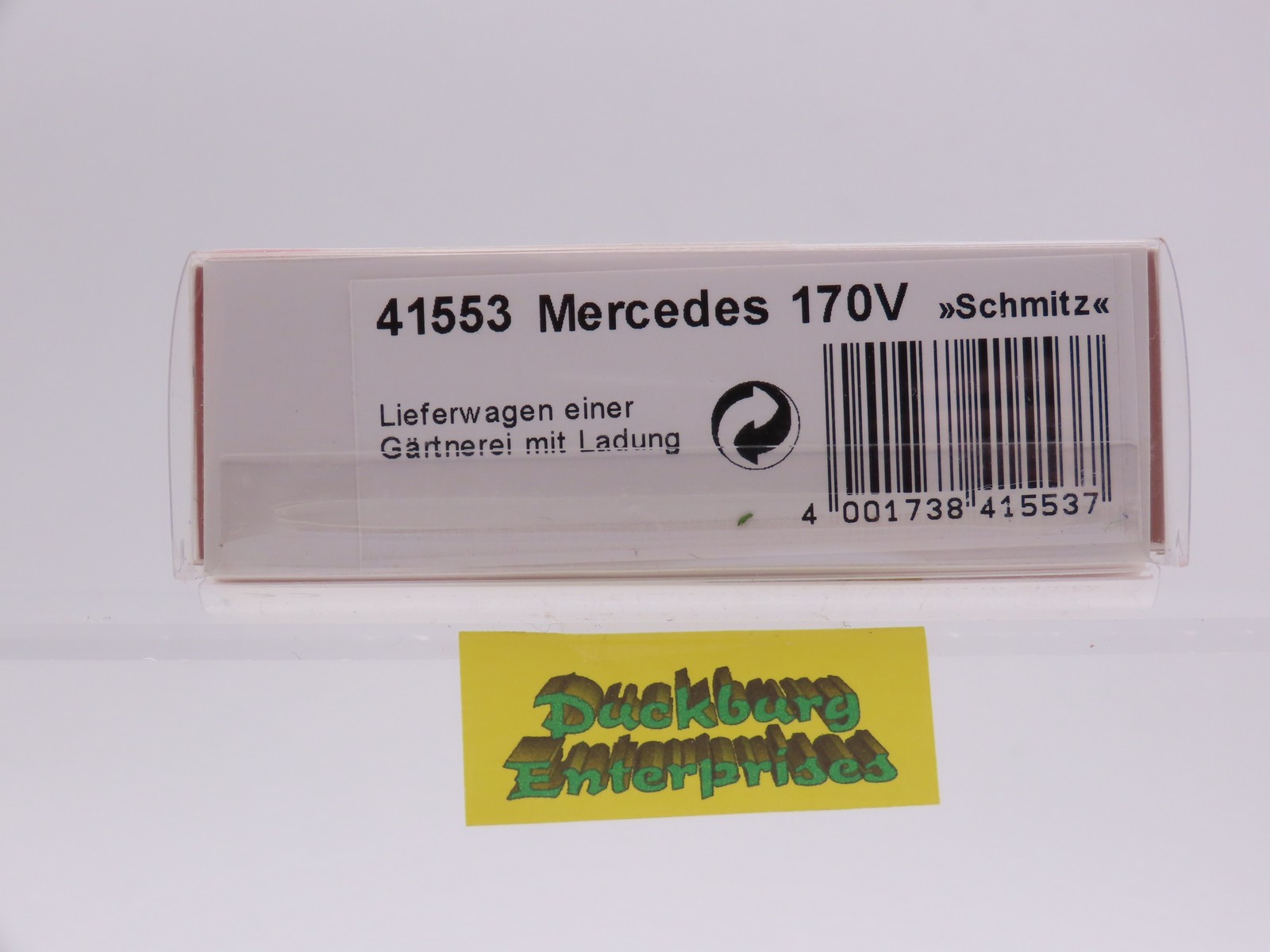 Busch 41553 Mercedes Benz 170 V Gärtnerei Schmitz grün in OVP 1:87 187799