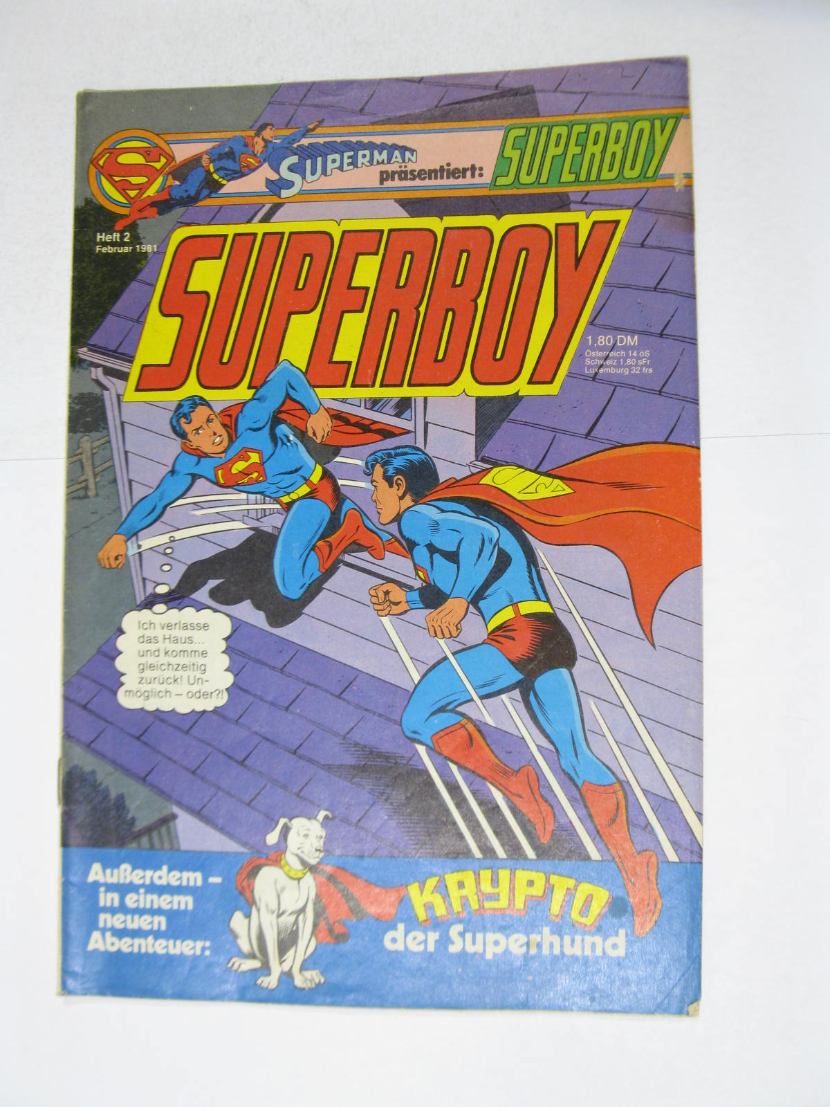 Superboy Nr. 1981/ 2 Ehapa im Zustand (2). 124035 Superboy Nr. 1981/ 2 Ehapa im Zustand (2). 124035