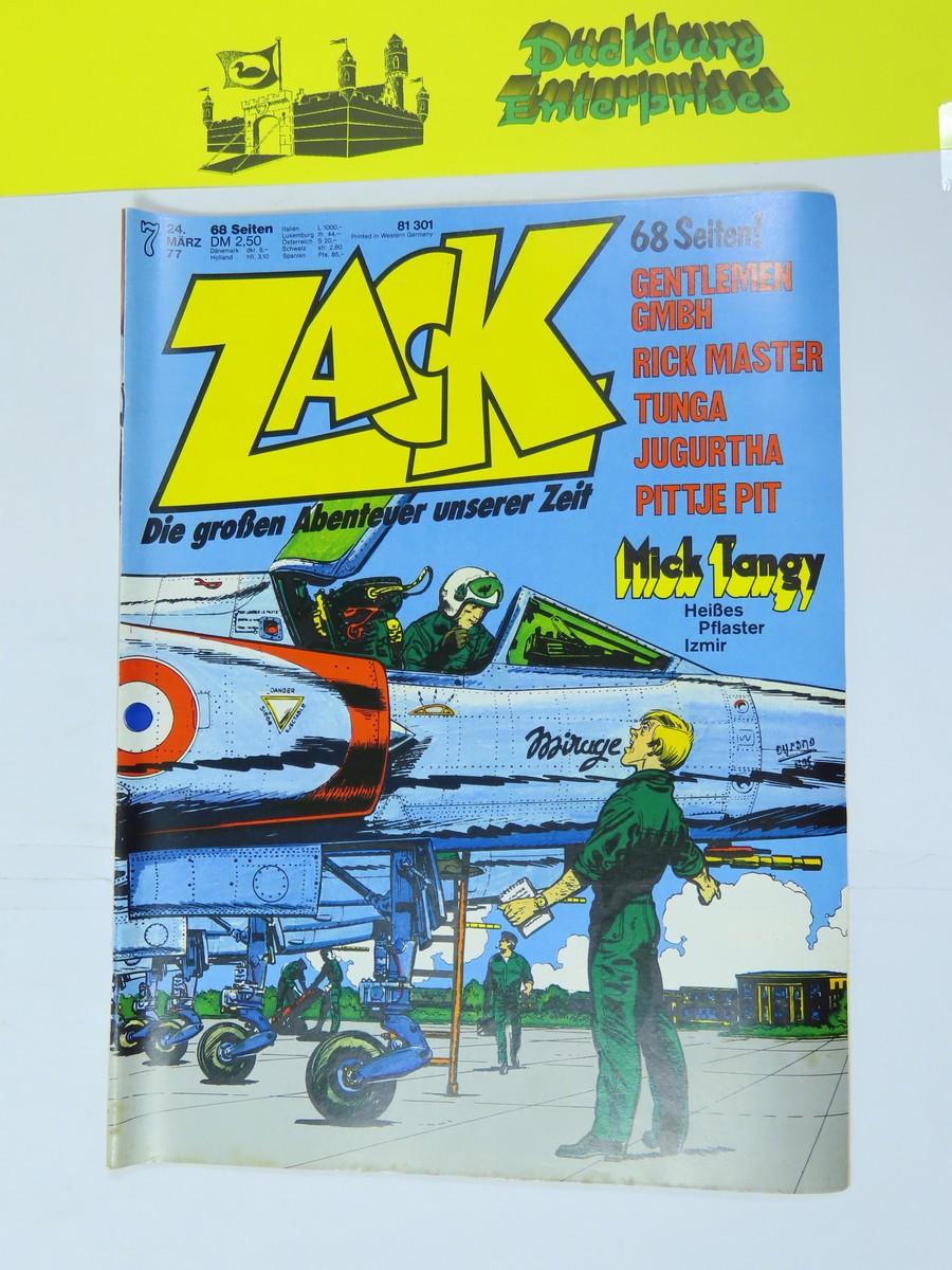 ZACK Comic Nr. 77/ 7 Koralle Vlg. im Zustand (2). 151633 ZACK Comic Nr. 77/ 7 Koralle Vlg. im Zustand (2). 151633