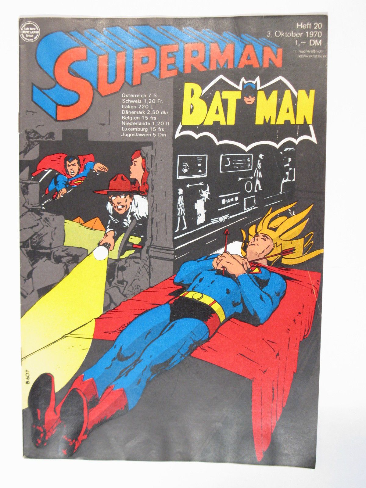 Superman Comic 1970/20 Ehapa im Zustand (1/1-2). 63735 Superman Comic 1970/20 Ehapa im Zustand (1/1-2). 63735