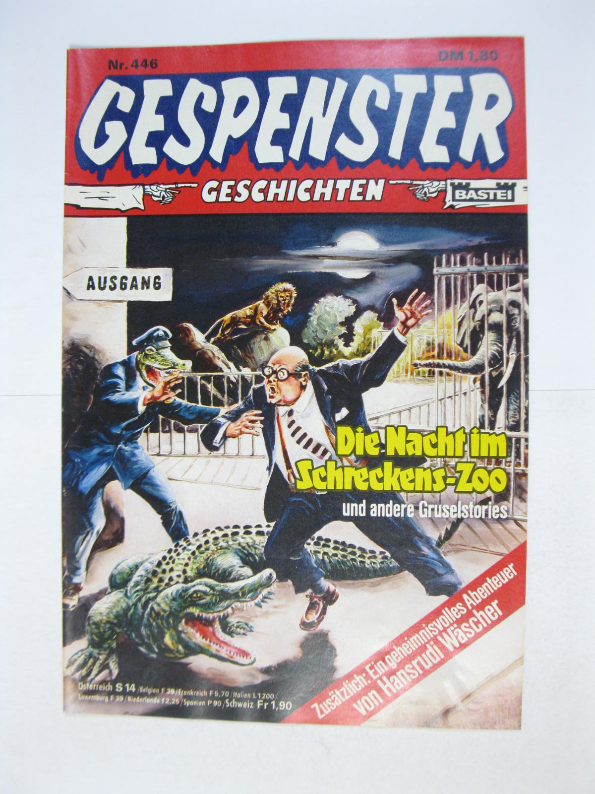 Gespenster Geschichten Nr. 446  Wäscher Bastei im Z (1). 127765