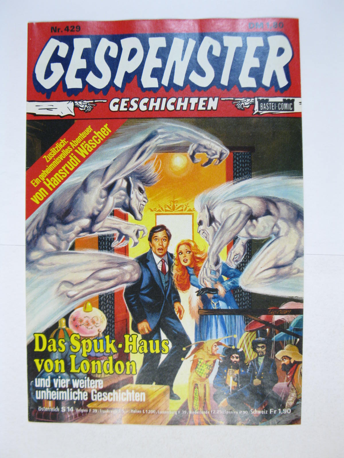 Gespenster Geschichten Nr. 429 Wäscher Bastei im Z (1). 127803 Gespenster Geschichten Nr. 429 Wäscher Bastei im Z (1). 127803