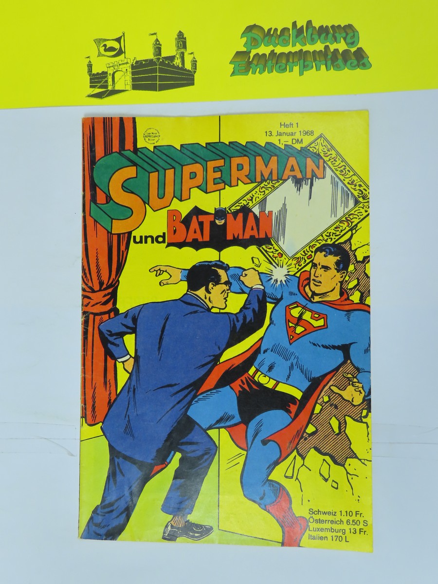 Superman Comic 1968/ 1 Ehapa im Zustand (1-2). 158113 Superman Comic 1968/ 1 Ehapa im Zustand (1-2). 158113