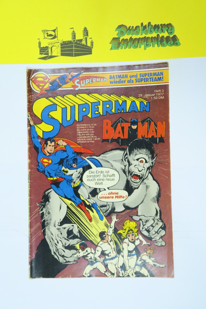 Superman Comic 1977/3 Ehapa im Zustand (2-3 oS ). 162351 Superman Comic 1977/3 Ehapa im Zustand (2-3 oS ). 162351