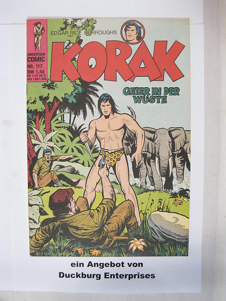 Korak, Tarzan Sohn Nr. 117 BSV Verlag im Zustand (1) 43543 Korak, Tarzan Sohn Nr. 117 BSV Verlag im Zustand (1) 43543