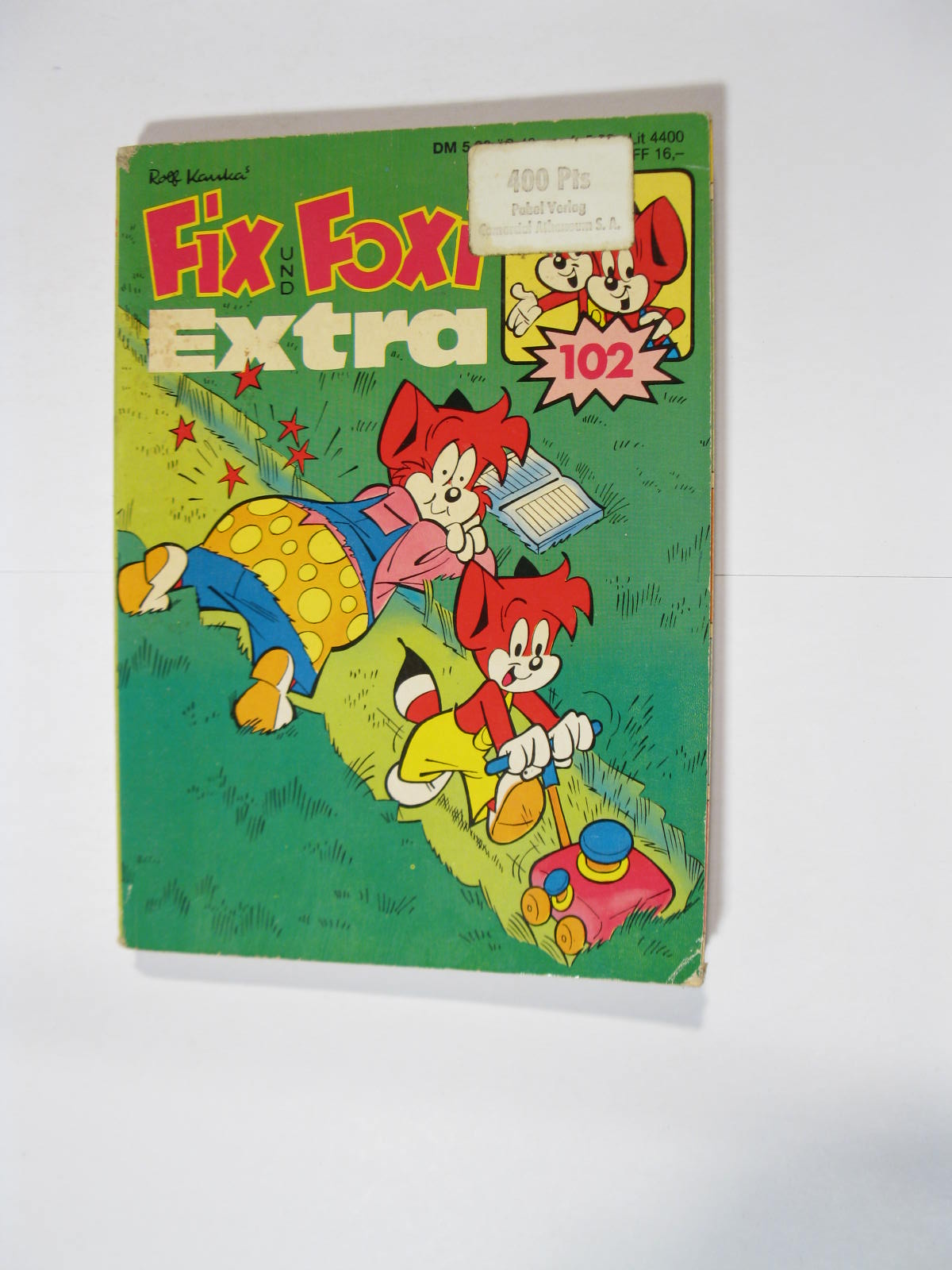 Fix und Foxi Extra Taschenbuch Nr. 102 Kauka Gevacur Vlg. im Zustand (1-2). 100377 Fix und Foxi Extra Taschenbuch Nr. 102 Kauka Gevacur Vlg. im Zustand (1-2). 100377